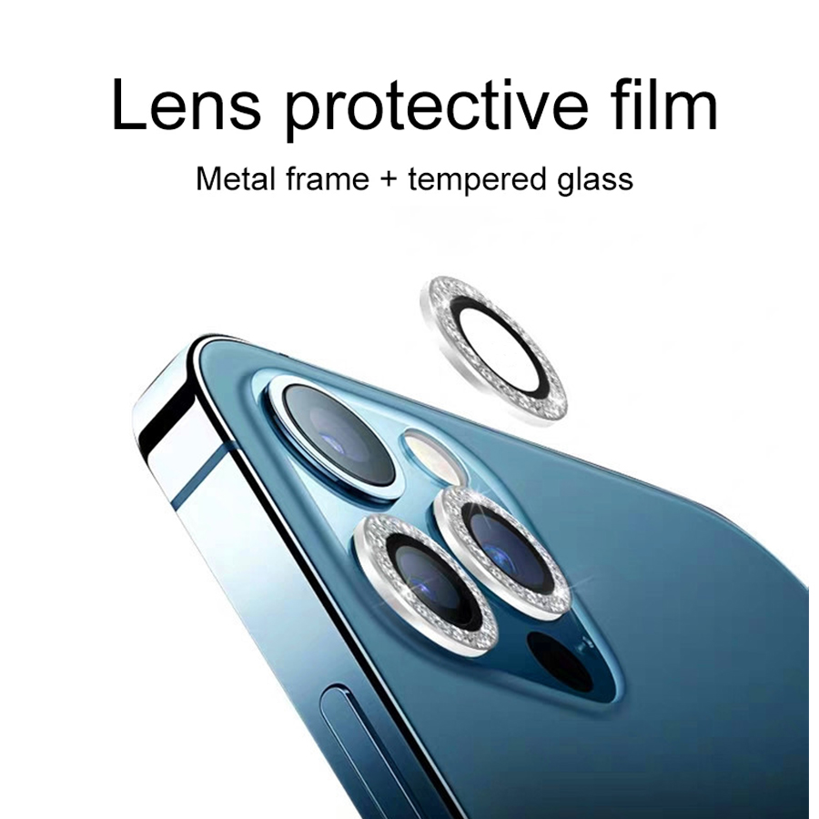 Viền Kim Loại Bảo Vệ Camera Cho Iphone 12 Pro Max 11 Pro Max 12mini 11 / 12pro