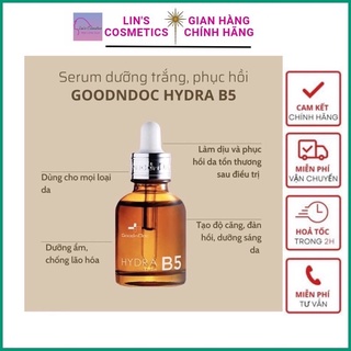 Serum cấp ẩm phục hồi làm sáng da b5 goodndoc mẫu mới 30ml nhập khẩu chính hãng