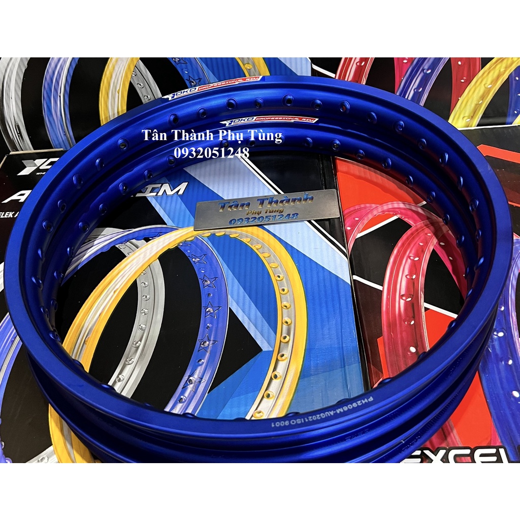 Niềng nhôm Yoko Thailand 1.4-1.6 Màu Xanh dương