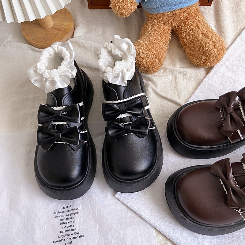 Tikp Giày Da Mũi Tròn Size 35-40/Size 35-40