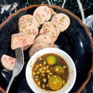 Chả da (bì) ớt xiêm xanh