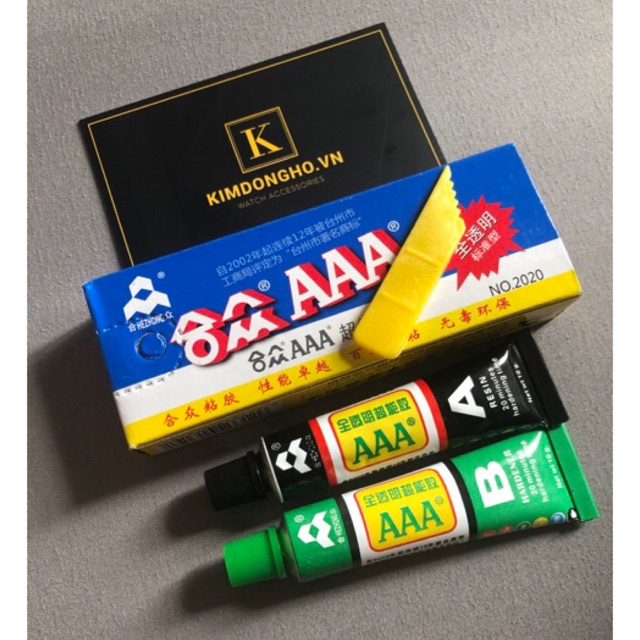 Keo AB TRONG SUỐT SIÊU CỨNG SIÊU BỀN dễ sử dụng chống nước đồng hồ, dán giày dép, dán kim loại
