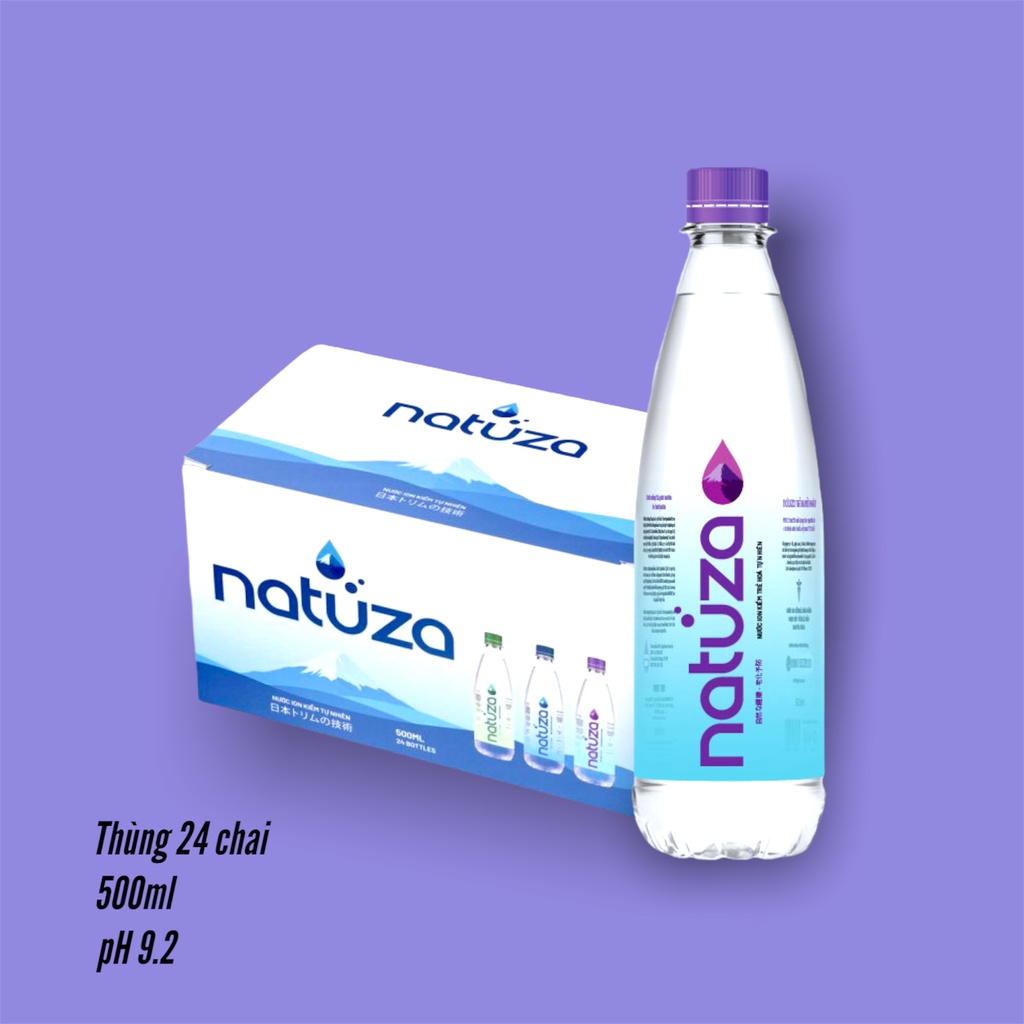 Nước Uống Ion Kiềm Natuza pH 9.2 500ml