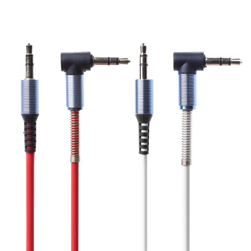 Dây Cáp Âm Thanh Aux 90 Độ Dài 1m Giắc Cắm 3.5mm