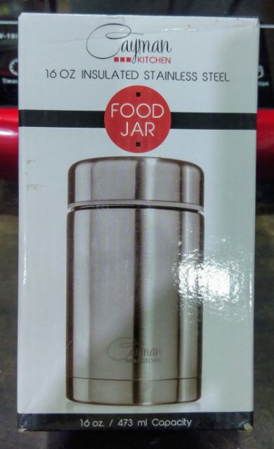 Cà mên giữ nhiệt inox cao cấp Cayman Kitchen 16oz - 470ml lưỡng tính