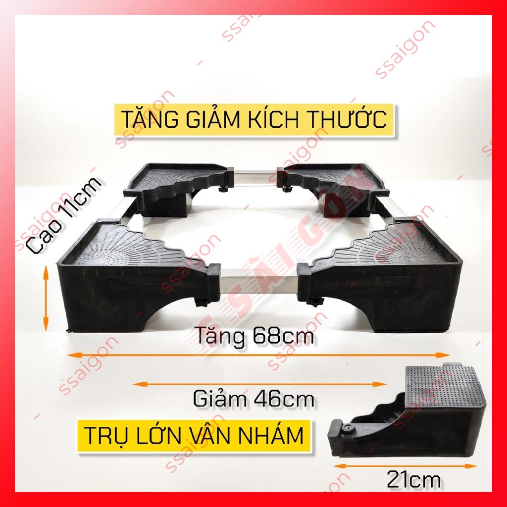 Kệ máy giặt chân máy giặt và tủ lạnh kê tủ lạnh máy giặt cao cấp chống rung trụ bê tông phiên bản 2021