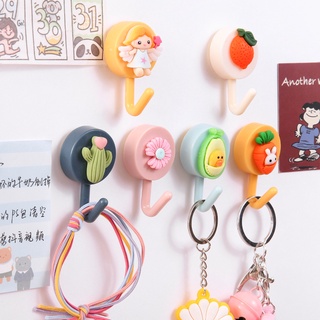 Móc Dán Tường Móc Nhựa Dính Tường Nhiều Màu, Móc Treo Đồ Dùng Tiện Lợi Treo Nhỏ Tiện Ích Đa Nă