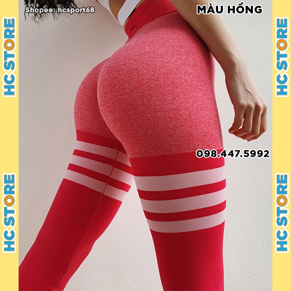 Quần Dài Tập Gym, Yoga QD06 Thời Trang Nữ, Lưng Cao, Siêu Co Giãn, Nâng Mông, Tôn Dáng - HcSport68