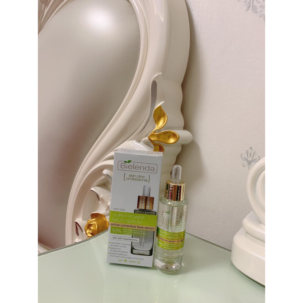 Serum Giảm Mụn, Trắng Da, Nám, Hết Thâm & Sẹo - Bielenda Xanh Lá 30ml