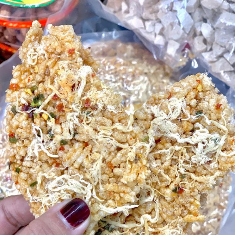 CƠM CHÁY CHÀ BÔNG GIÒN XỐP.