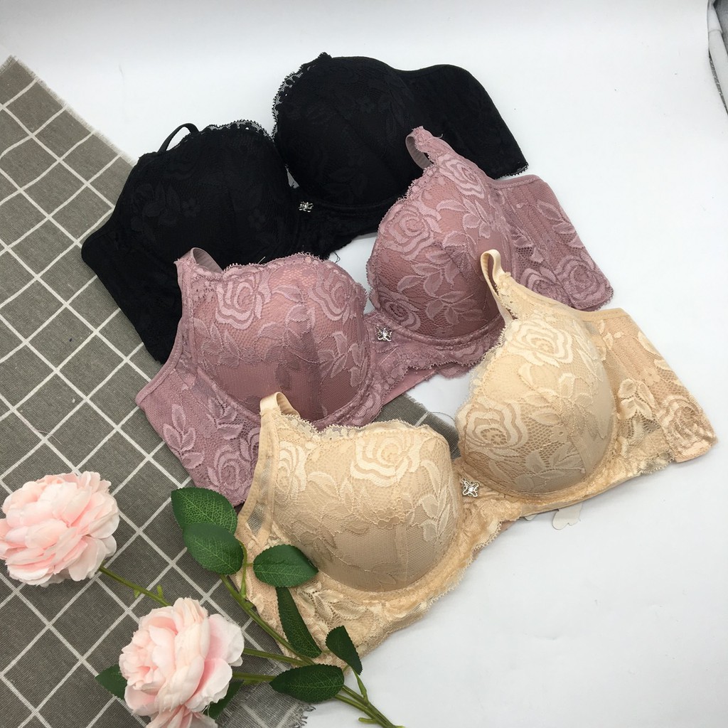 Áo lót cho người có vòng 1 to , áo ngực ren size 42 mút mỏng có gọng 101 kge