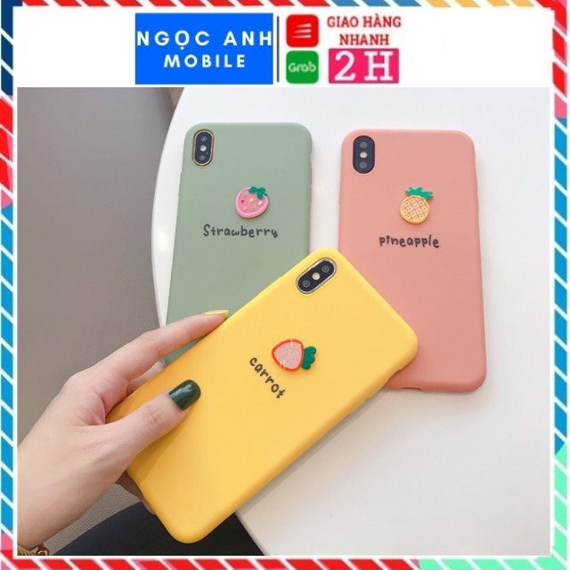Ốp Lưng iphone Trái Cây Tí Hon /6/6plus/6s/6s plus/6/7/7plus/8/8plus/x/xs/xs max/11/11 pro/11 promax-N4