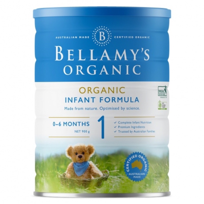 Sữa Bột Bellamy's Organic Số 1/2/3(900g)