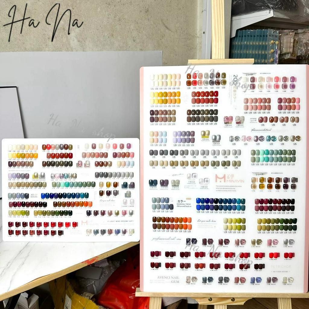 Sét sơn gel 200 màu tặng kèm 2 bảng màu to