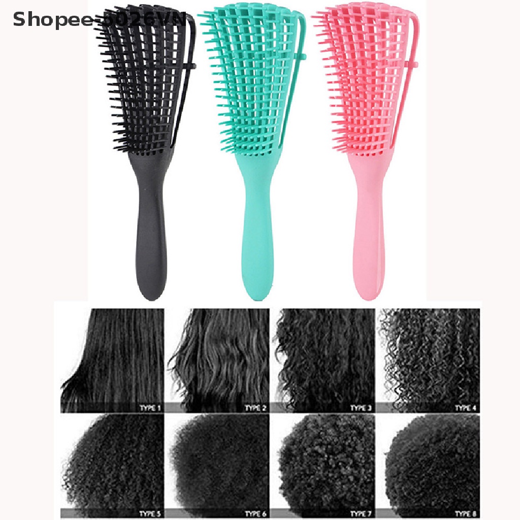 Lược Chải Tóc Gỡ Rối Massage Da Đầu Cho Nữ Dropshipping