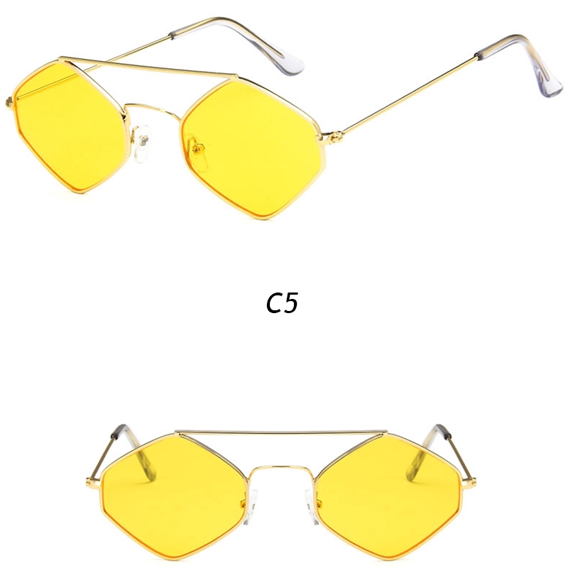 Kính Mát Gọng Đa Giác Phong Cách Hàn Quốc