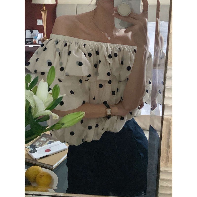 Áo Sơ Mi Tencel Chấm Bi Lãng Mạn 52583