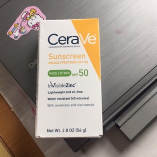 Kem chống nắng CeraVe Face Lotion SPF 50