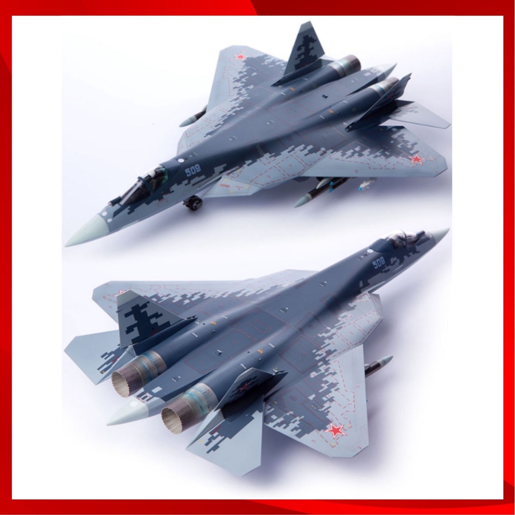 Mô Hình Máy Bay Quân Đội Nga Su-57 Felon  Bằng Nhựa Chất Lượng Cao