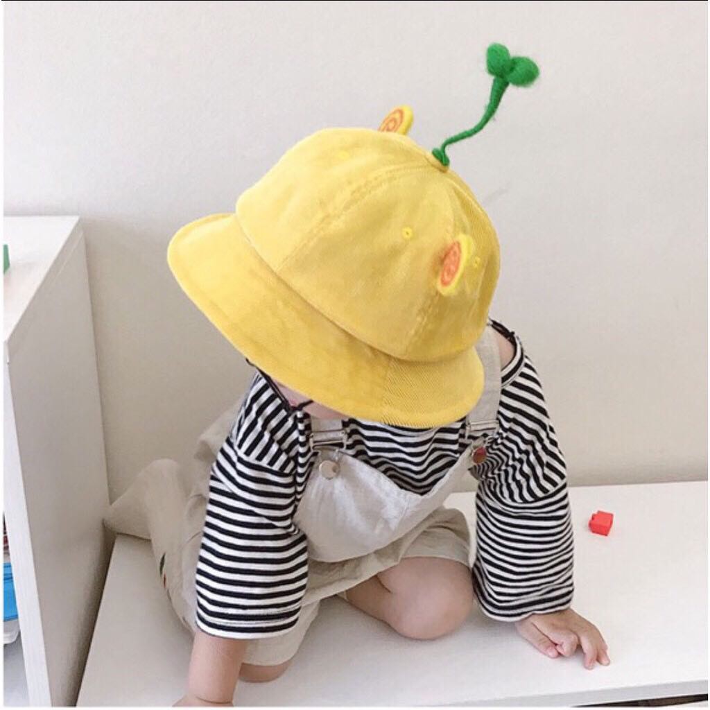 Nón bucket mầm cây đáng yêu cho bé - Hàng có sẵn