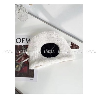 Mũ len lông cừu dày ấm áp
