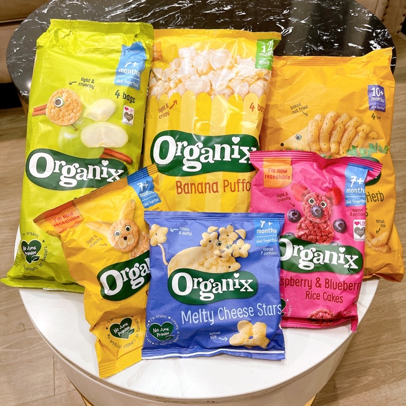 Bánh Ăn Dặm Hữu Cơ Organix Nhiều Vị Cho Bé Từ 6m, 7m, 10m