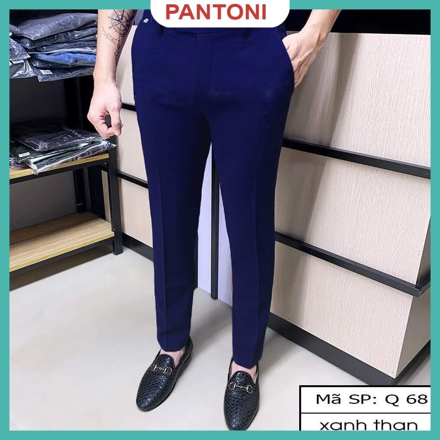 Quần tây nam Korean cao cấp chất vải tuyết mưa, co giãn 4 chiều Hàn dáng ôm body chống nhăn tuyệt đối | BigBuy360 - bigbuy360.vn