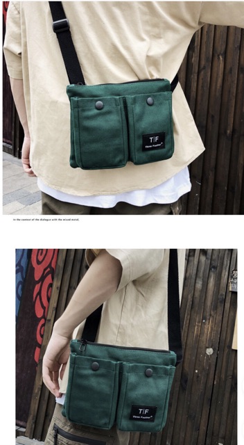 túi đeo chéo, túi chéo vải bố ulzzang unisex siêu chất | BigBuy360 - bigbuy360.vn