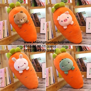 gối ôm carot - gối ôm hình carot