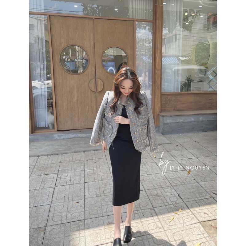 Bán sỉ áo dạ tweed