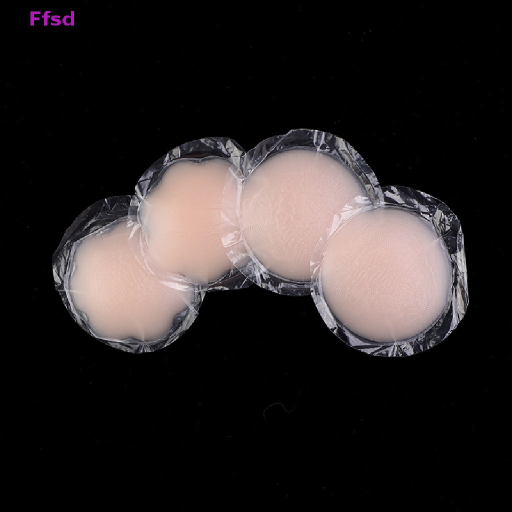 {Ffsd} Miếng Dán Ngực Silicone Vô Hình Tái Sử Dụng Được Cho Nữ * Bán Chạy