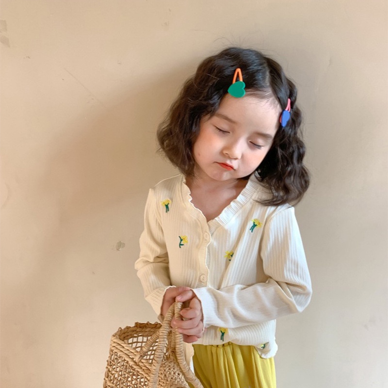 Kẹp Tóc Hình Trái Tim Nhiều Màu Sắc Dễ Thương Cho Bé Gái