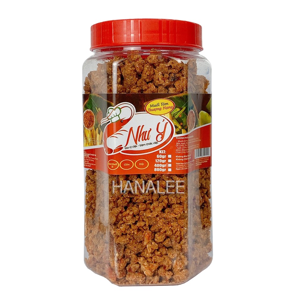 Muối Tôm Như Ý Nguyên Con Tôm Siêu Ngon - Hôp 400g