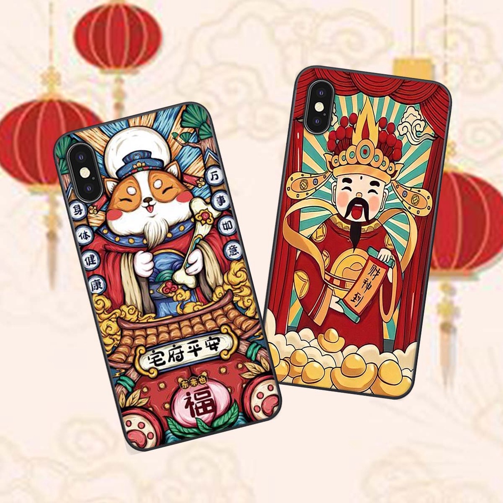 🔥 Ốp Iphone X / XS / XS MAX bộ hình Tết thần tài phát lộc may mắn . Vỏ lưng IP