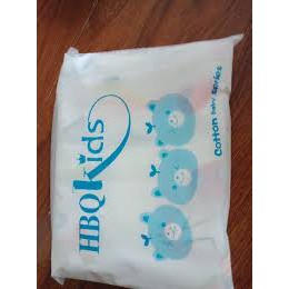 Bán lẻ 1 chiếc khăn xô HBQKids 6 lớp rửa mặt cho bé