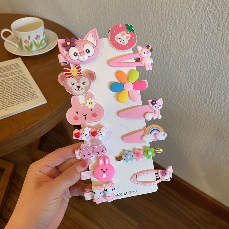 Kẹp Tóc Thiết Kế Hình Hoạt Hình Phong Cách Hàn Quốc Dễ Thương Dành Cho Trẻ Nhỏ 2022