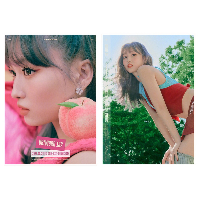 Set 2 Tấm Poster Dán Tường Trang Trí KPOP TWICE