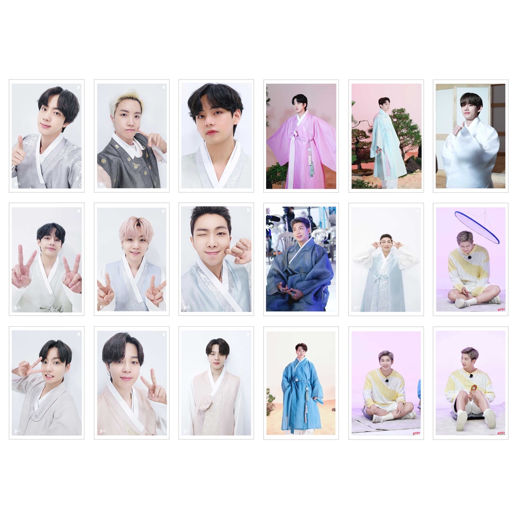 [Ép Lụa] Lomo Card 27 Ảnh BTS Chuseok Holiday Photoshoot 2021