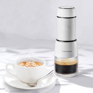 Máy pha cafe espresso cầm tay 2 trong 1 sử dụng viên nén và cà phê bột aca mc01 áp suất 18bar