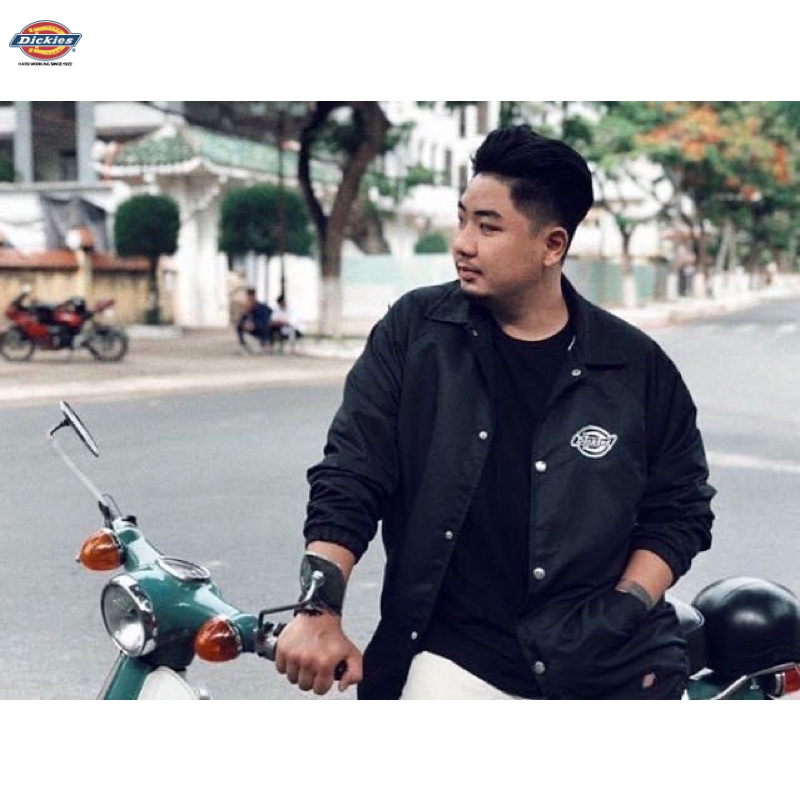 Áo Khoác phản quang 2 lớp gió/nỉ chính hãng Dickies
