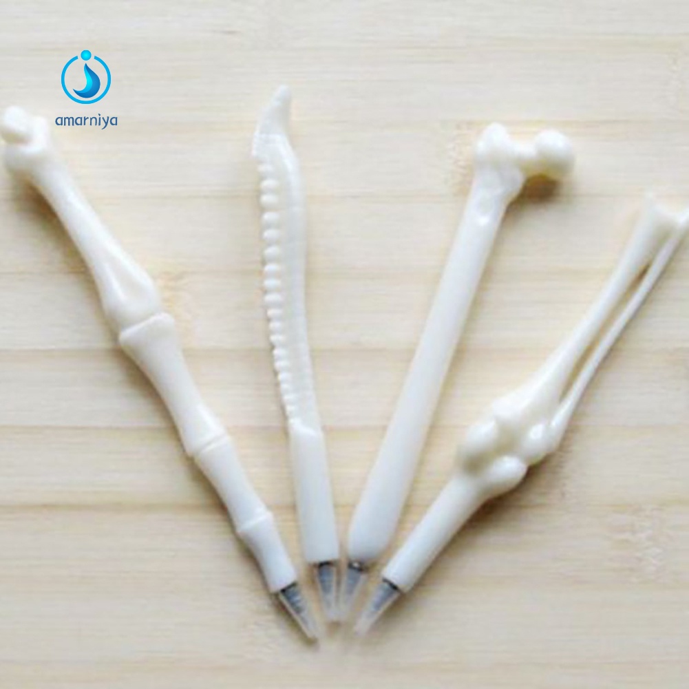 Hàng Có Sẵn Hàng| Set 5 Bút Bi Ngòi 0.7mm Tạo Hình Khúc Xương Sáng Tạo