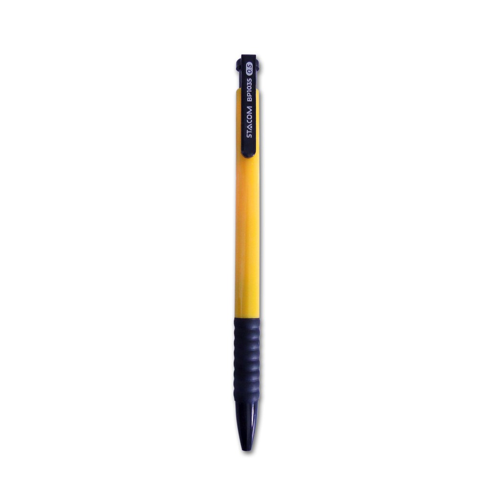 Bút bi Stacom vỏ nhiều màu đầu bi 0.5mm mực xanh BP1035