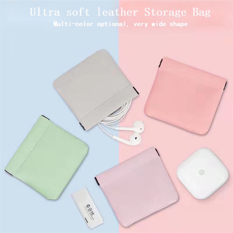 Túi Đựng Tai Nghe/ Cáp Sạc/Thẻ Nhớ Thiết Kế Nhỏ Gọn Tiện Dụng Mang Theo Du Lịch