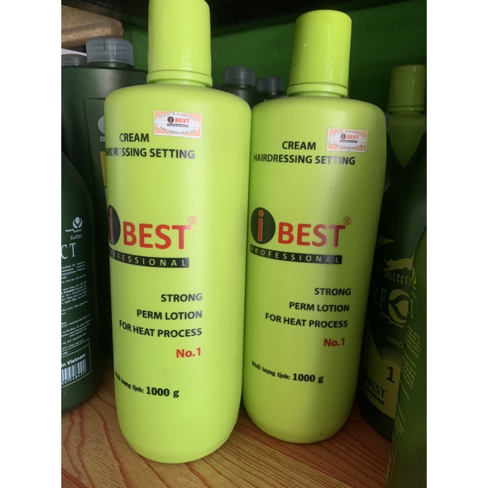 Cặp thuốc uốn tóc setting ibest 1000ml X 2