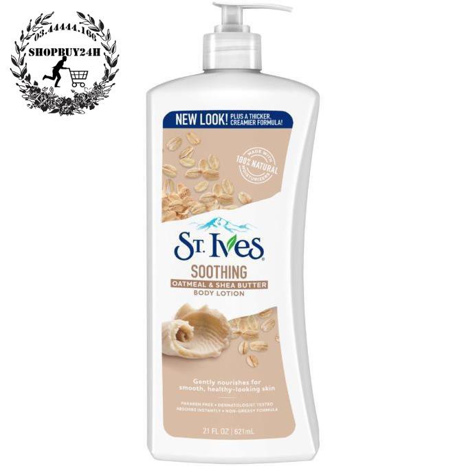 [HCM] -  Sữa Dưỡng Thể ST.IVES Yến Mạch Và Bơ 621ml - Q2