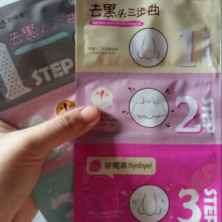 Set lột mụn 3 bước Bioaqua