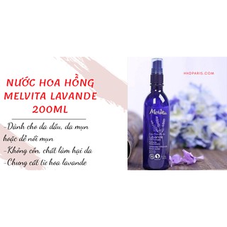 Nước hoa hồng lotion toner melvita lavande hoa oải hương [GOM ORDER]