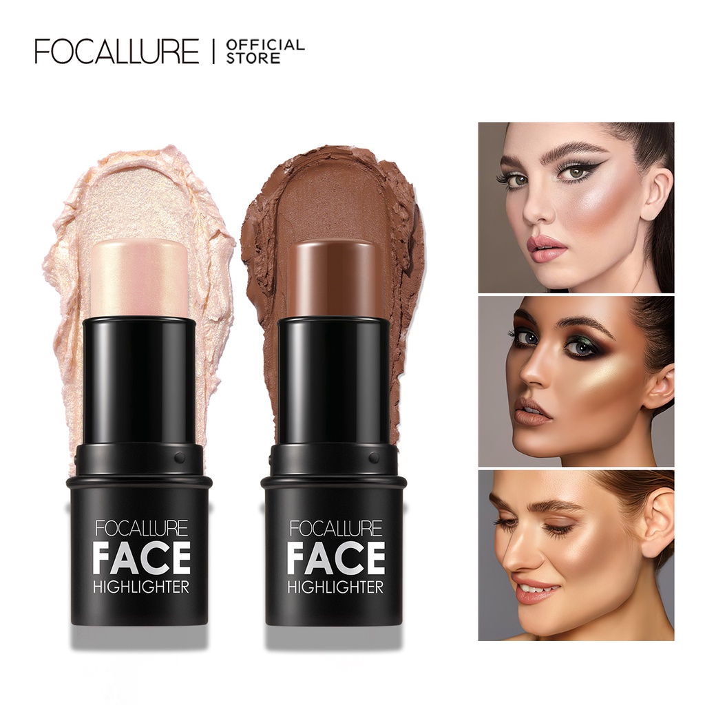 Thỏi Kem Bắt Sáng Và Tạo Khối FOCALLURE Chống Thấm Nước Và Lâu Trôi Cao Cấp