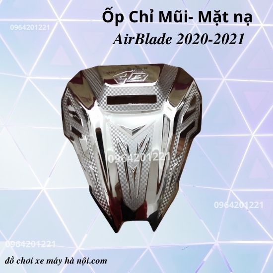 [AirBlade 2020-2021] Ốp Mặt Nạ- Chỉ Mũi Nhựa  AB 2020-2021Xi Mạ Crome  siêu đẹp