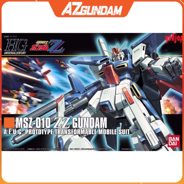 [CÓ SẴN] Mô Hình Lắp Ráp Gundam HG MSZ 010 ZZ Gundam Series HGUC Tỉ Lệ 1/144, Hàng chính hãng Bandai